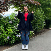 Zip-Up Hoodie - Black *Clearance Sale*