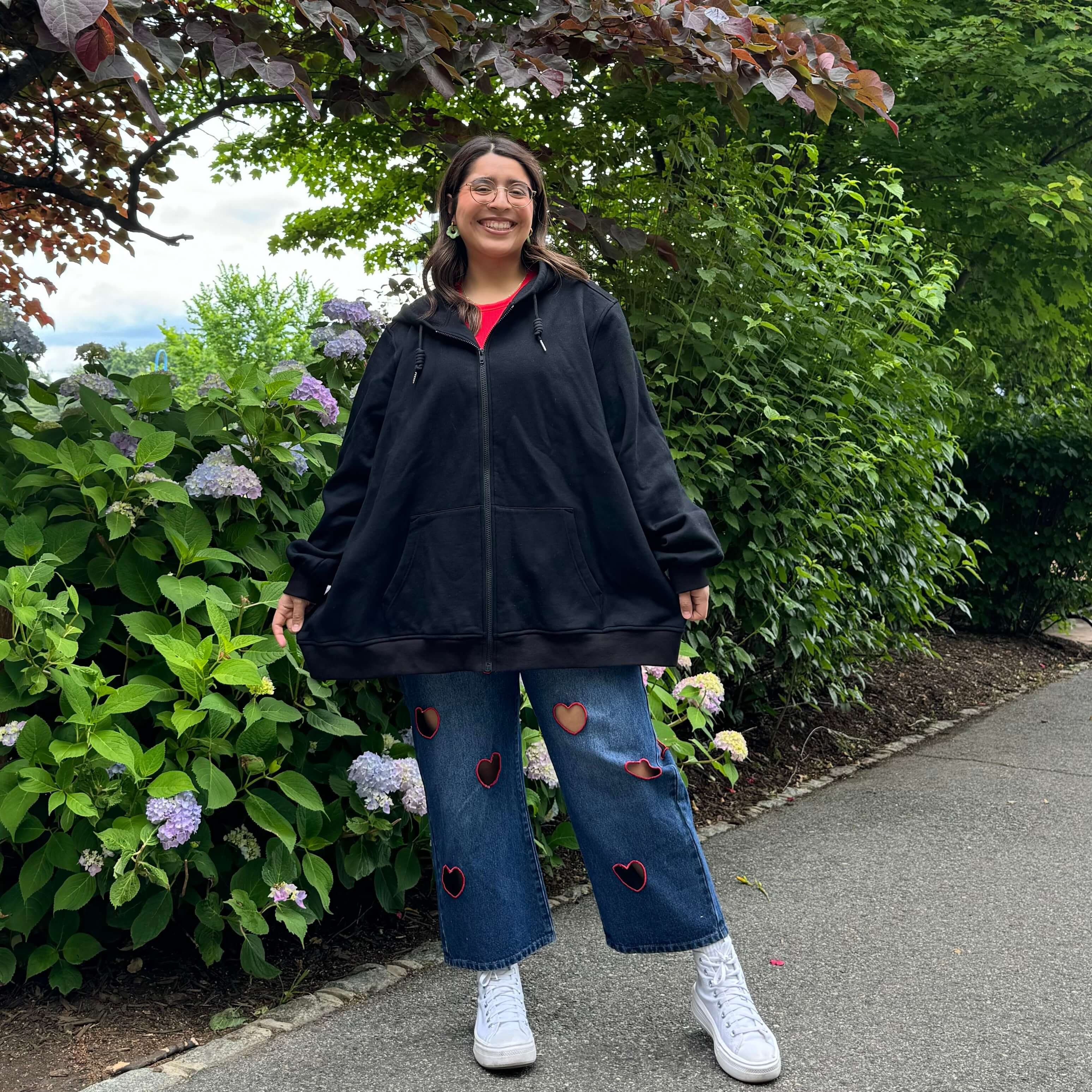 Zip-Up Hoodie - Black *Clearance Sale*