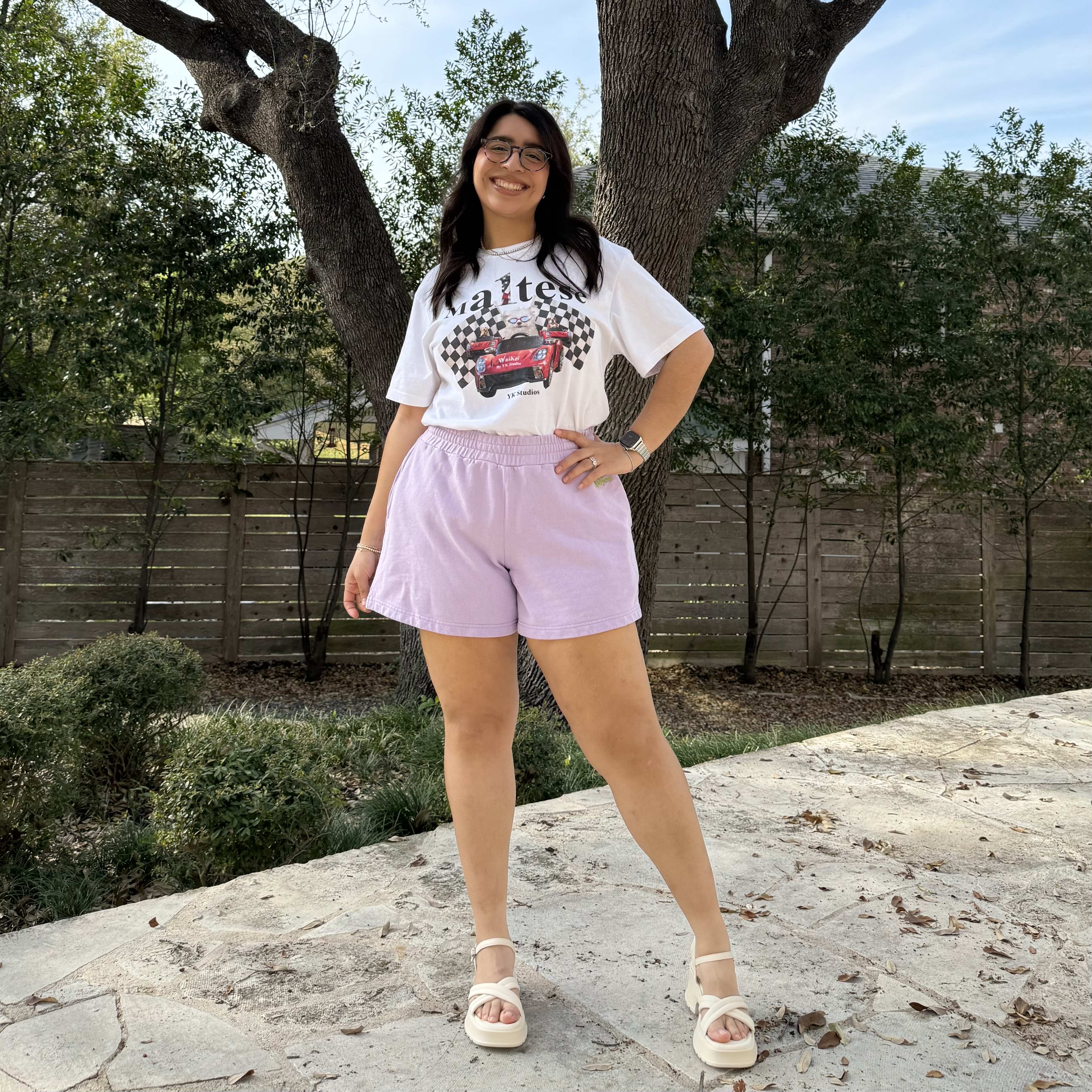 Uptown Girl Shorts - Lavender *Clearance Sale*