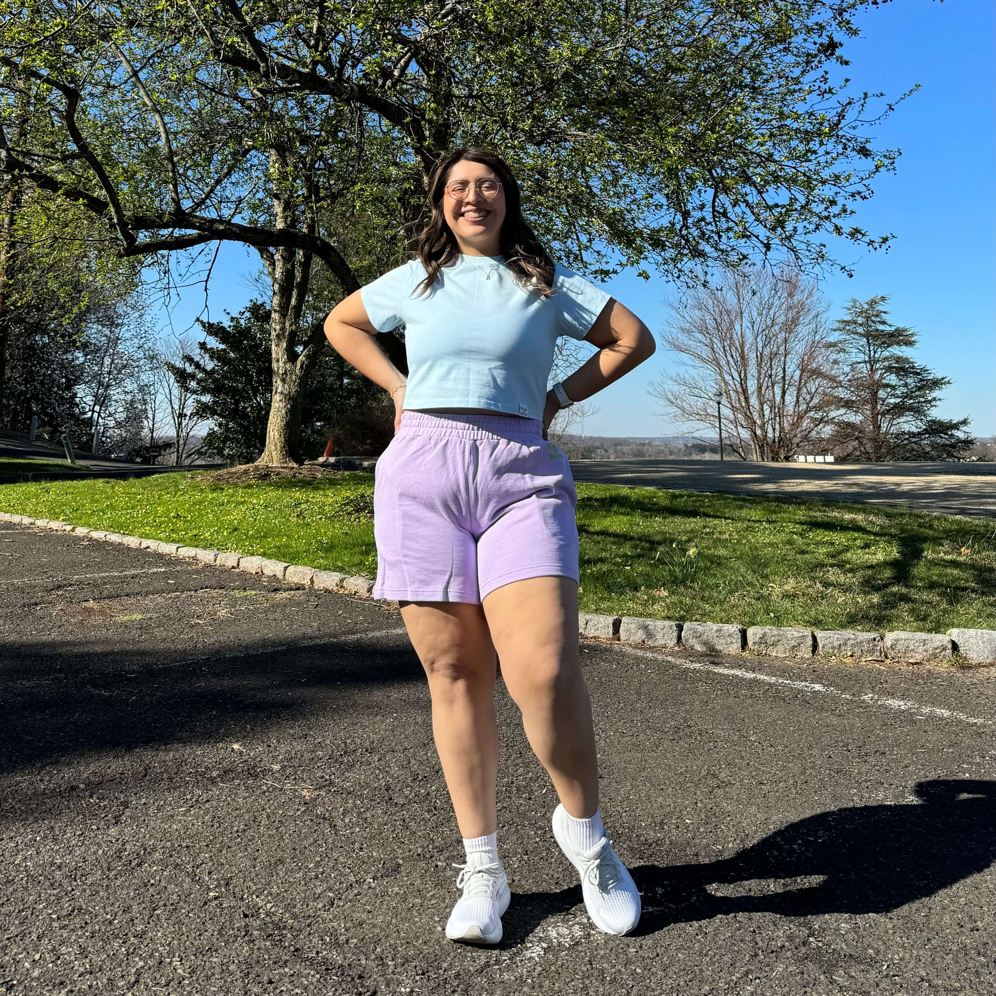 Uptown Girl Shorts - Lavender