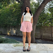 Summer Gingham Shorts - Cherry Blossom *Clearance Sale*