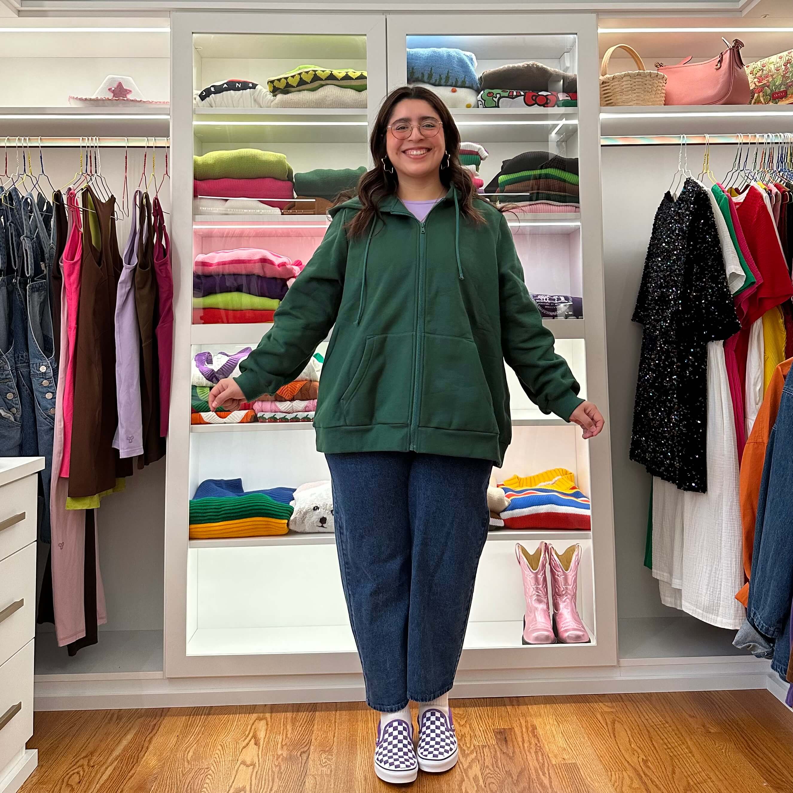 Zip-Up Hoodie - Pine *Clearance Sale*