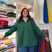 Zip-Up Hoodie - Pine *Clearance Sale*