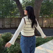 The Scholar Vest - Cream *Clearance Sale*