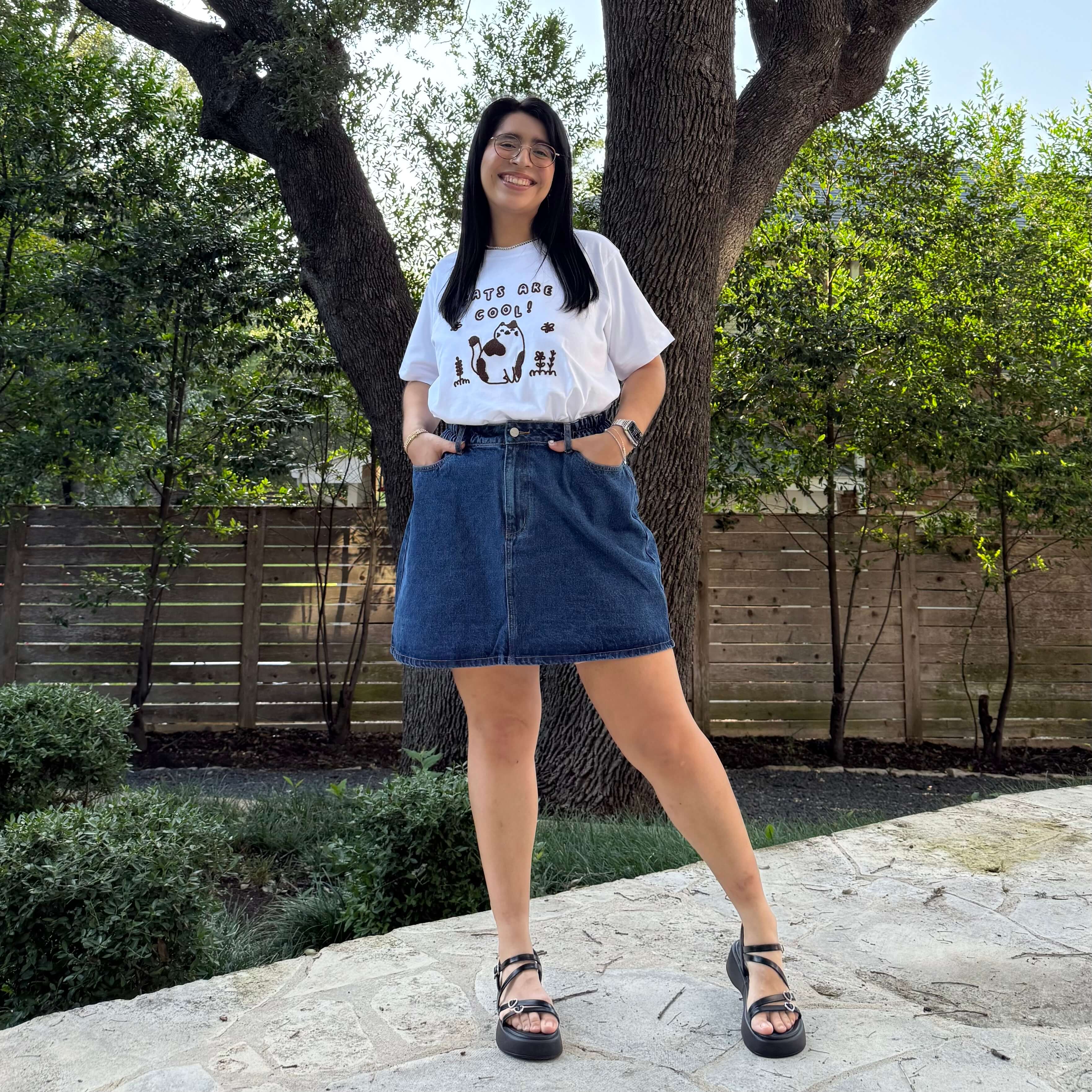 Original Denim Mini Skirt - Medium Wash *Clearance Sale*