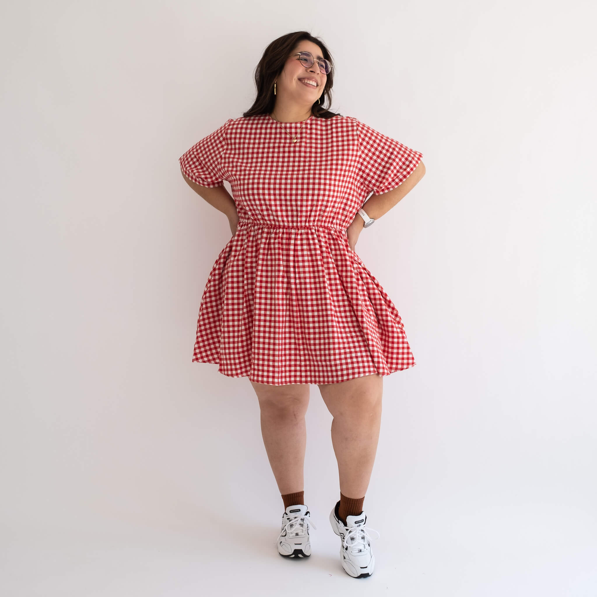 has a clearance sale on plus-size dresses 