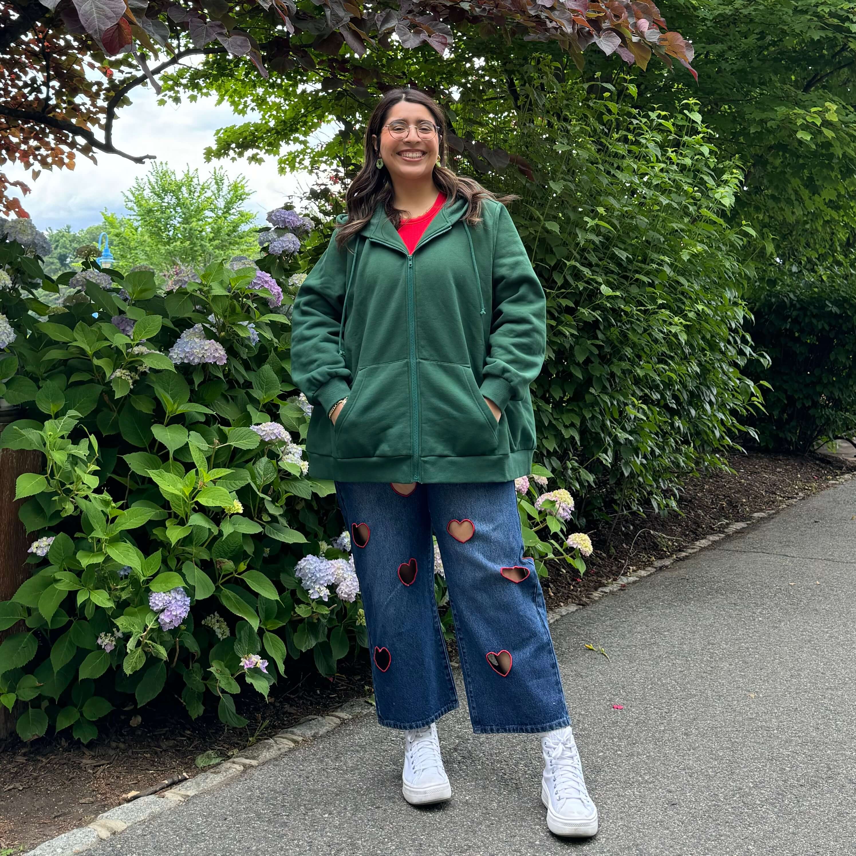Zip-Up Hoodie - Pine *Clearance Sale* – Shiny by Nature