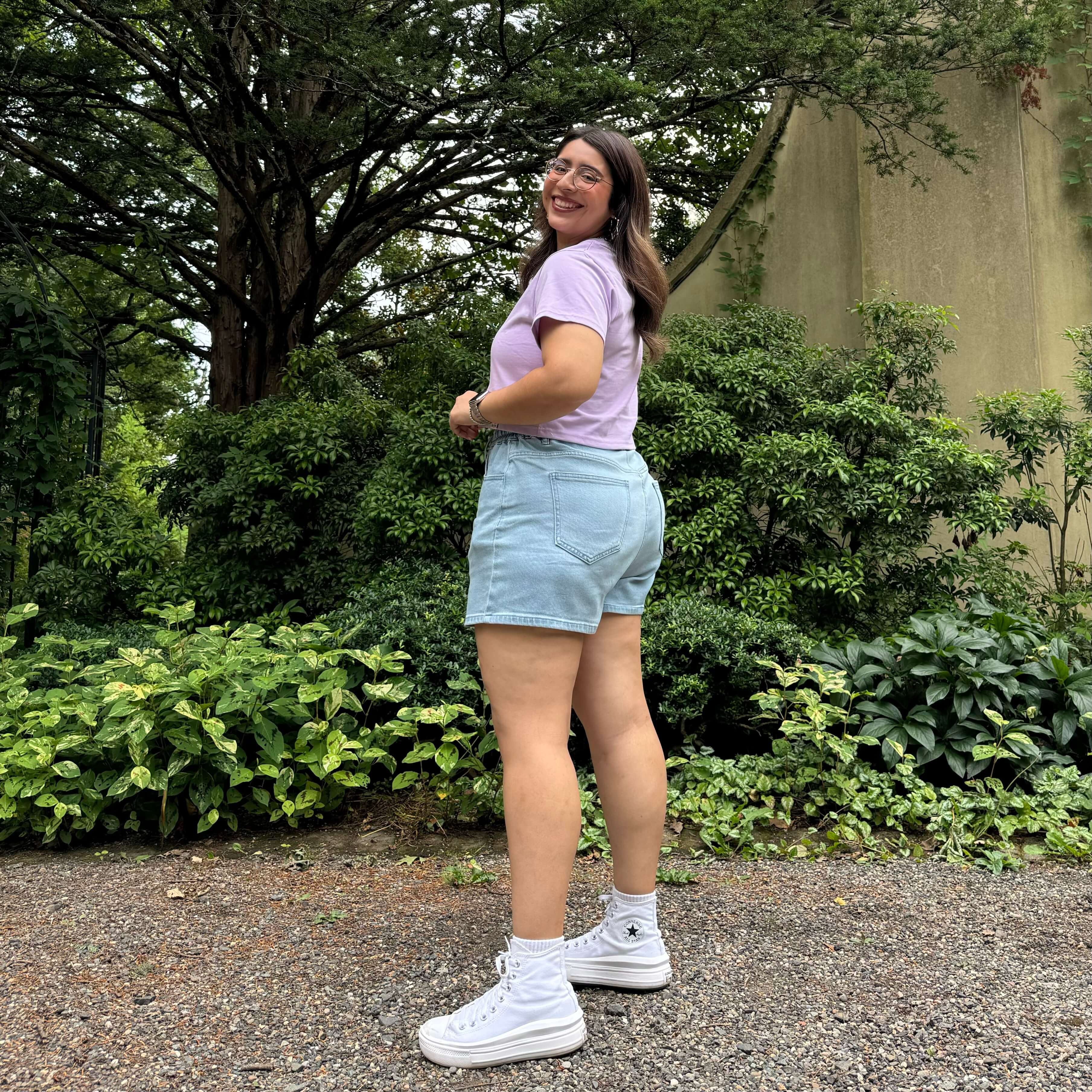 Cropped Tee - Lavender – Shiny by Nature
