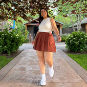 Perfect Match Tennis Skirt - Acorn