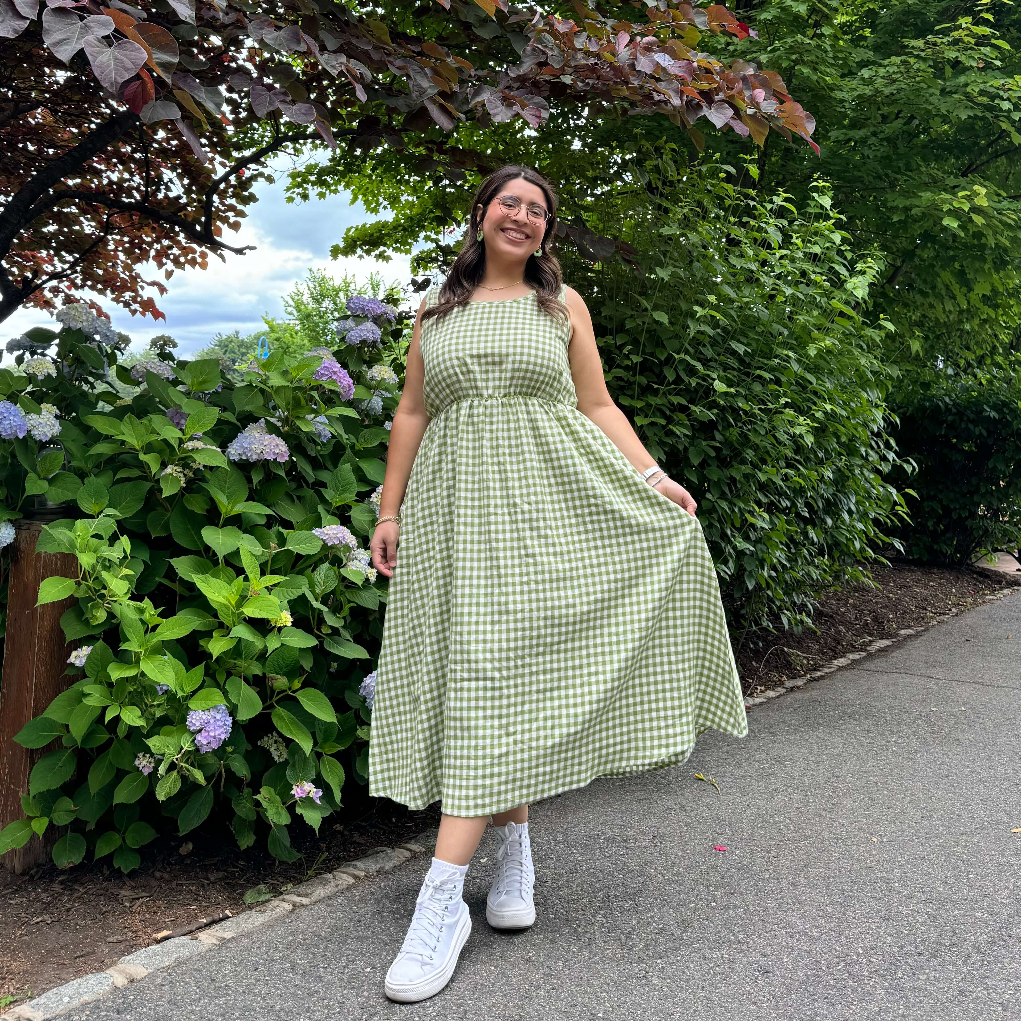 Gingham Dress Shiny by Nature Gingham Dress Shiny by Nature