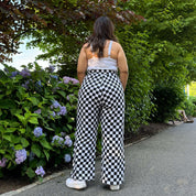29" Inseam Be Yourself Pants - Black Checker