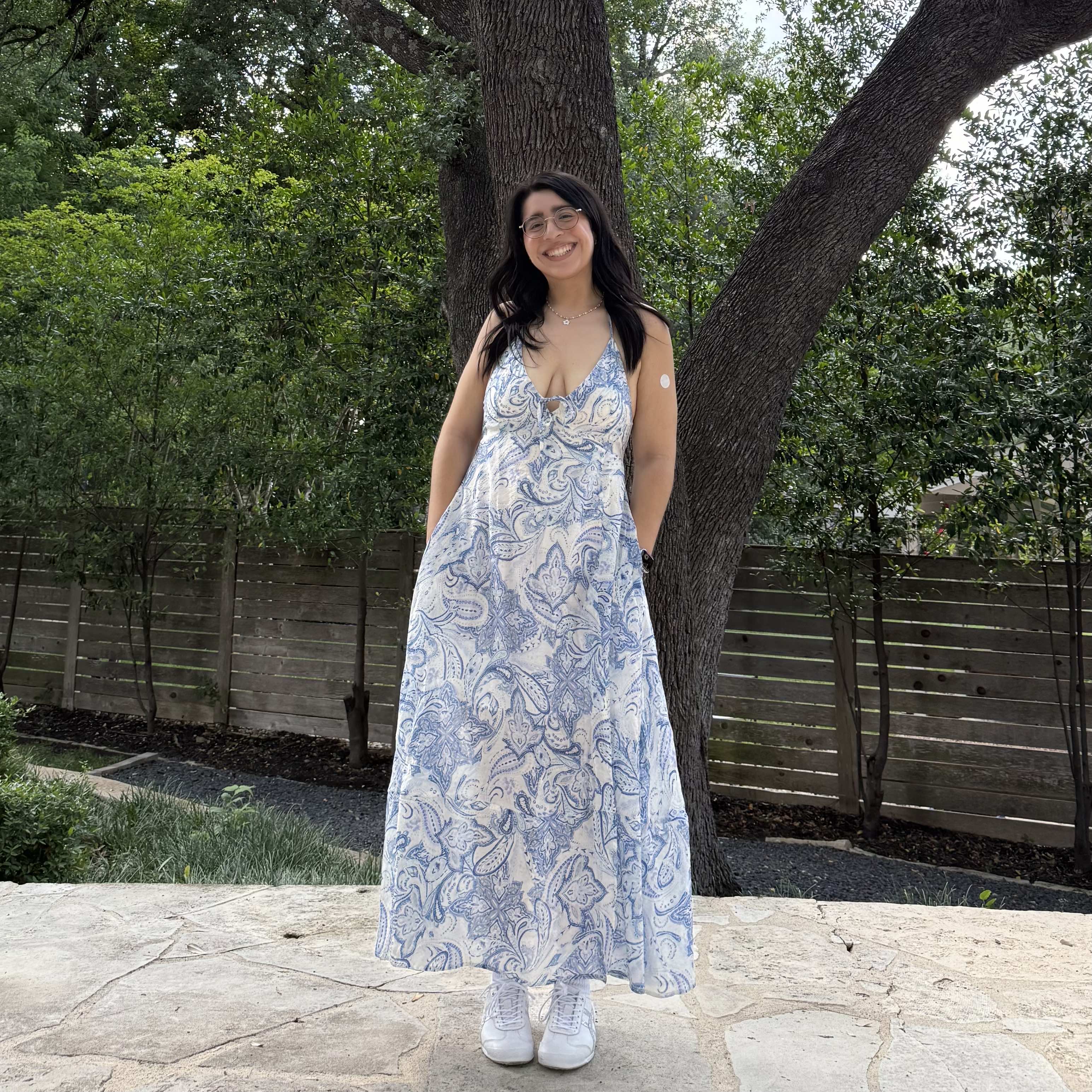Seaside Maxi Dress - Blue