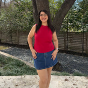 Boatneck Top - Rose