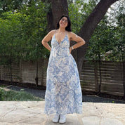Seaside Maxi Dress - Blue