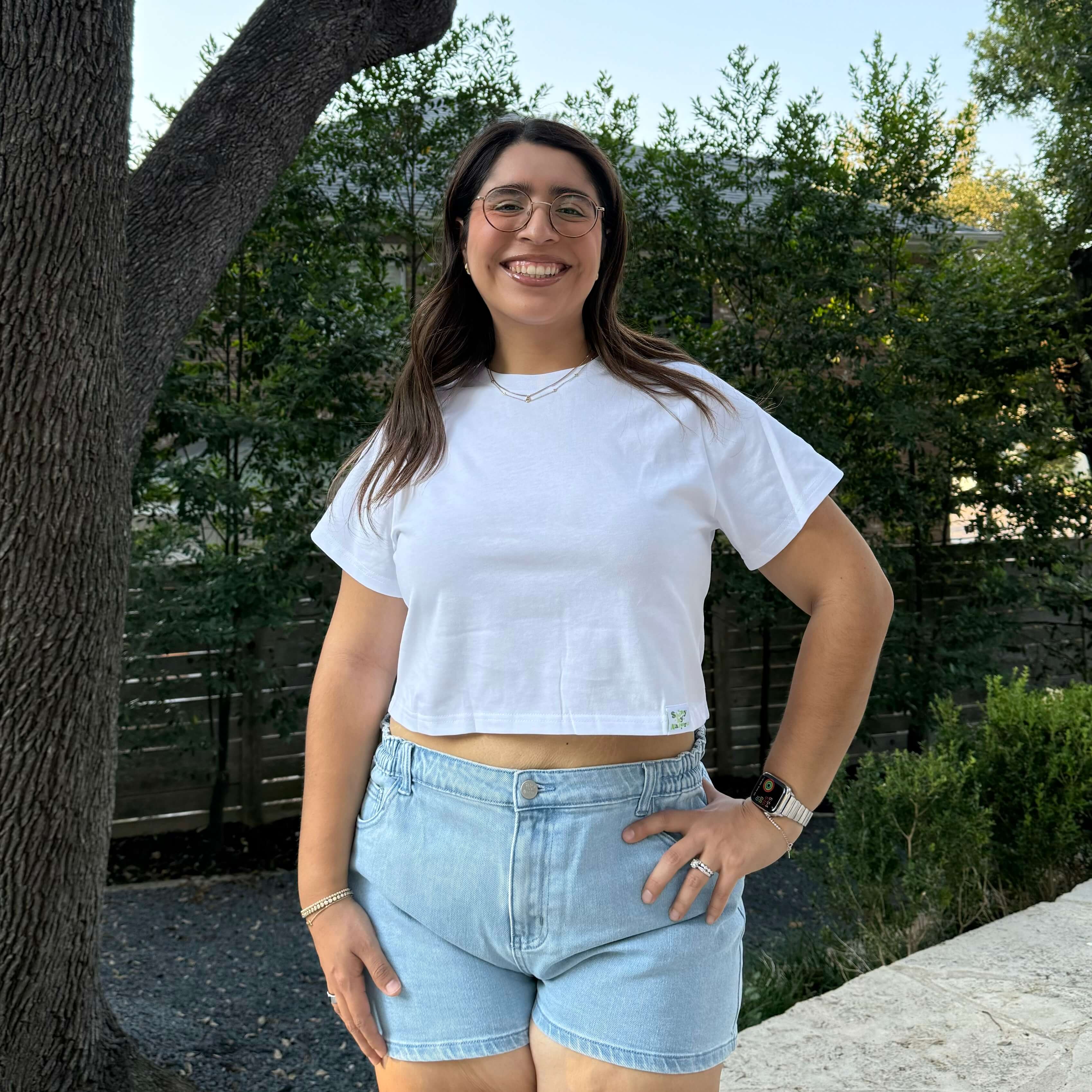 Cropped Tee - Tofu