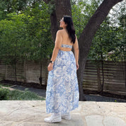 Seaside Maxi Dress - Blue