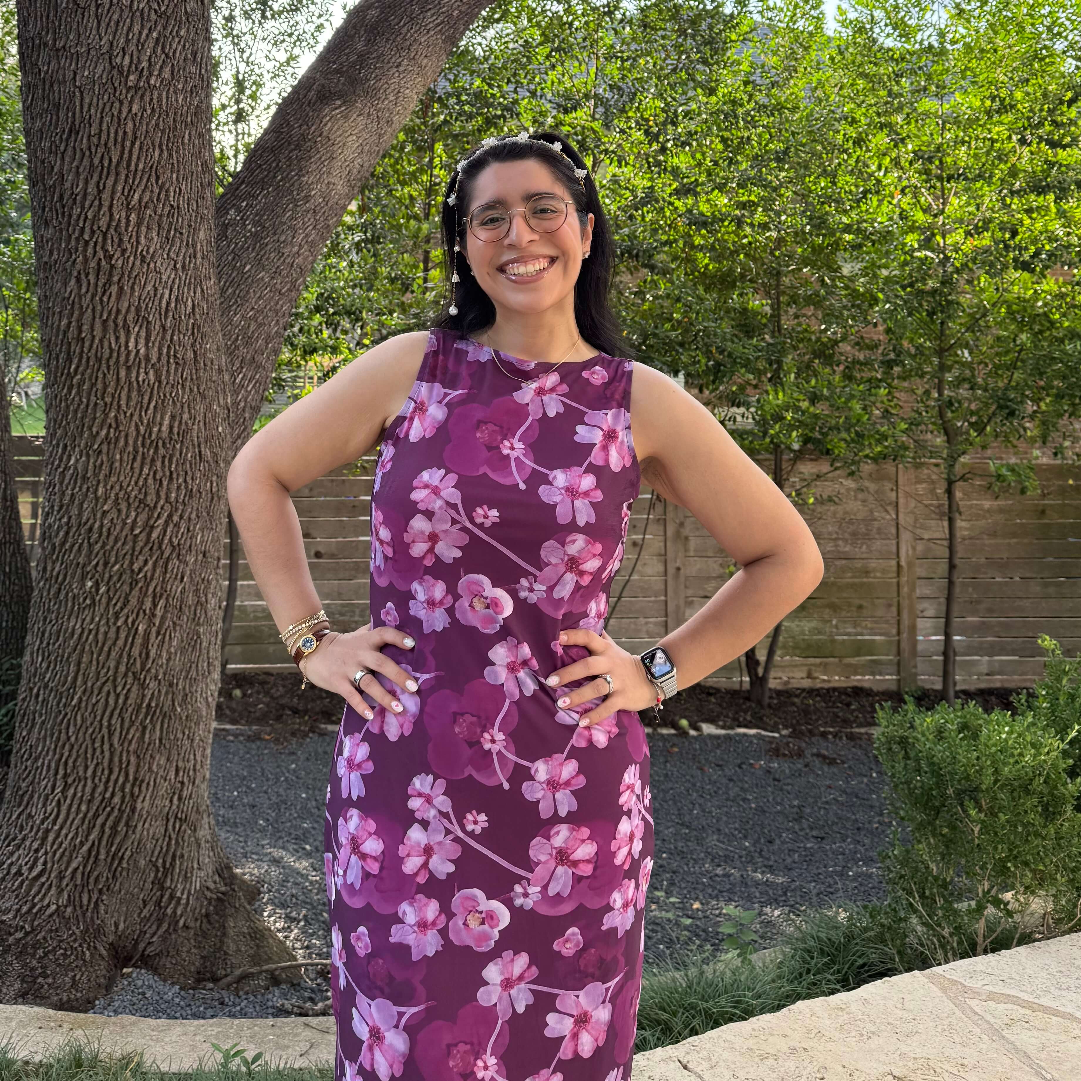 orchid purple dress The Flora Dress
