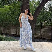 Seaside Maxi Dress - Blue