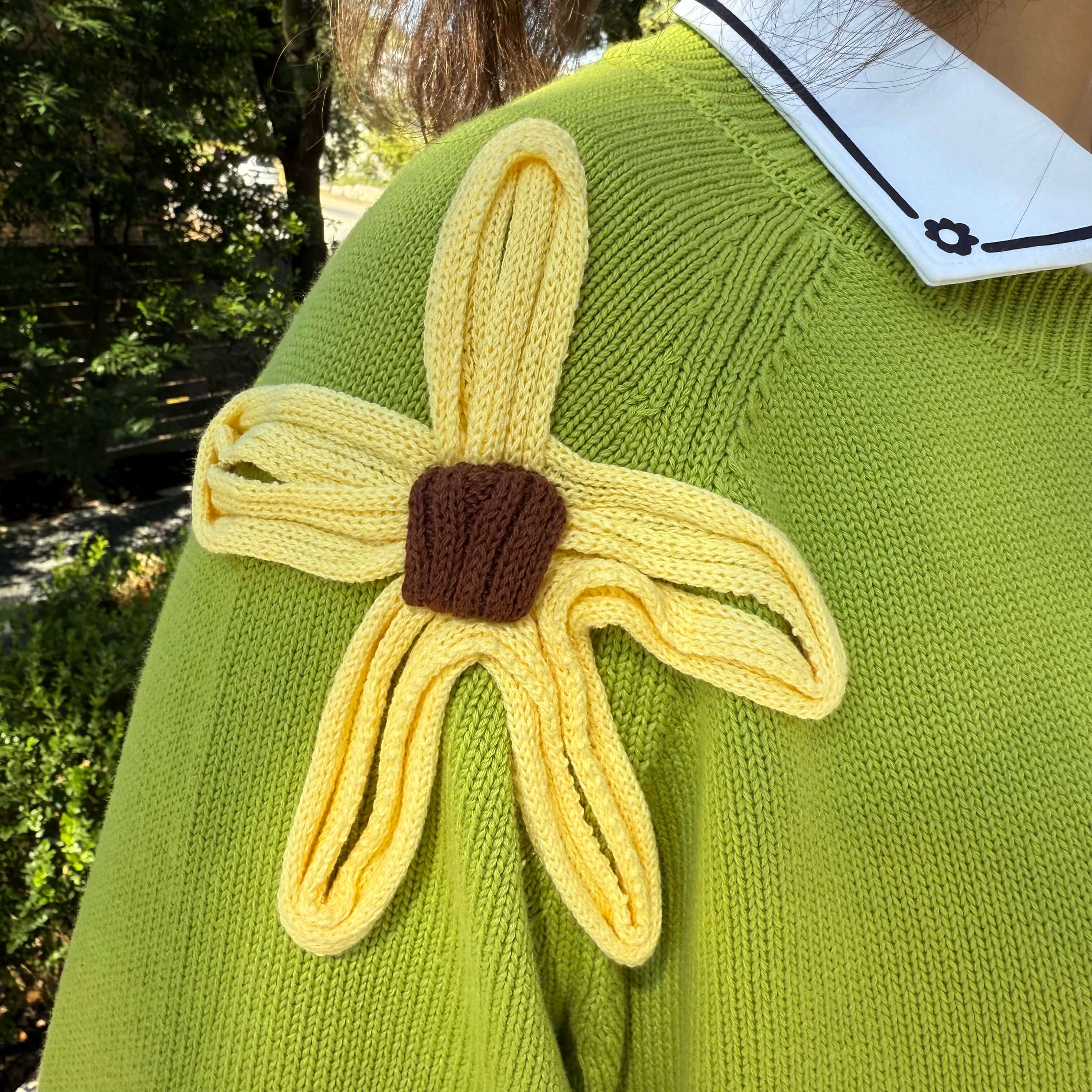 Flower Cardigan - Matcha – Shiny by Nature
