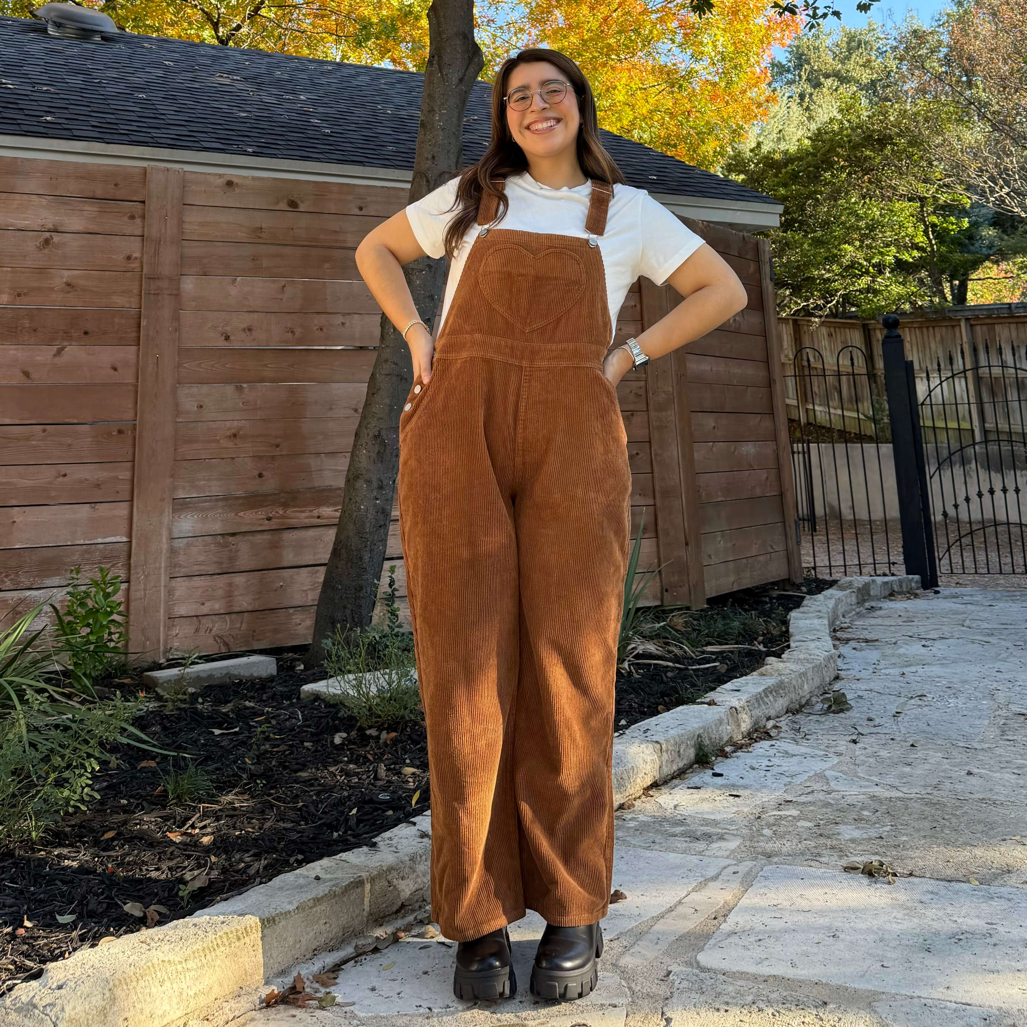 29" Corduroy Overall Jeans - Acorn