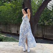 Seaside Maxi Dress - Blue