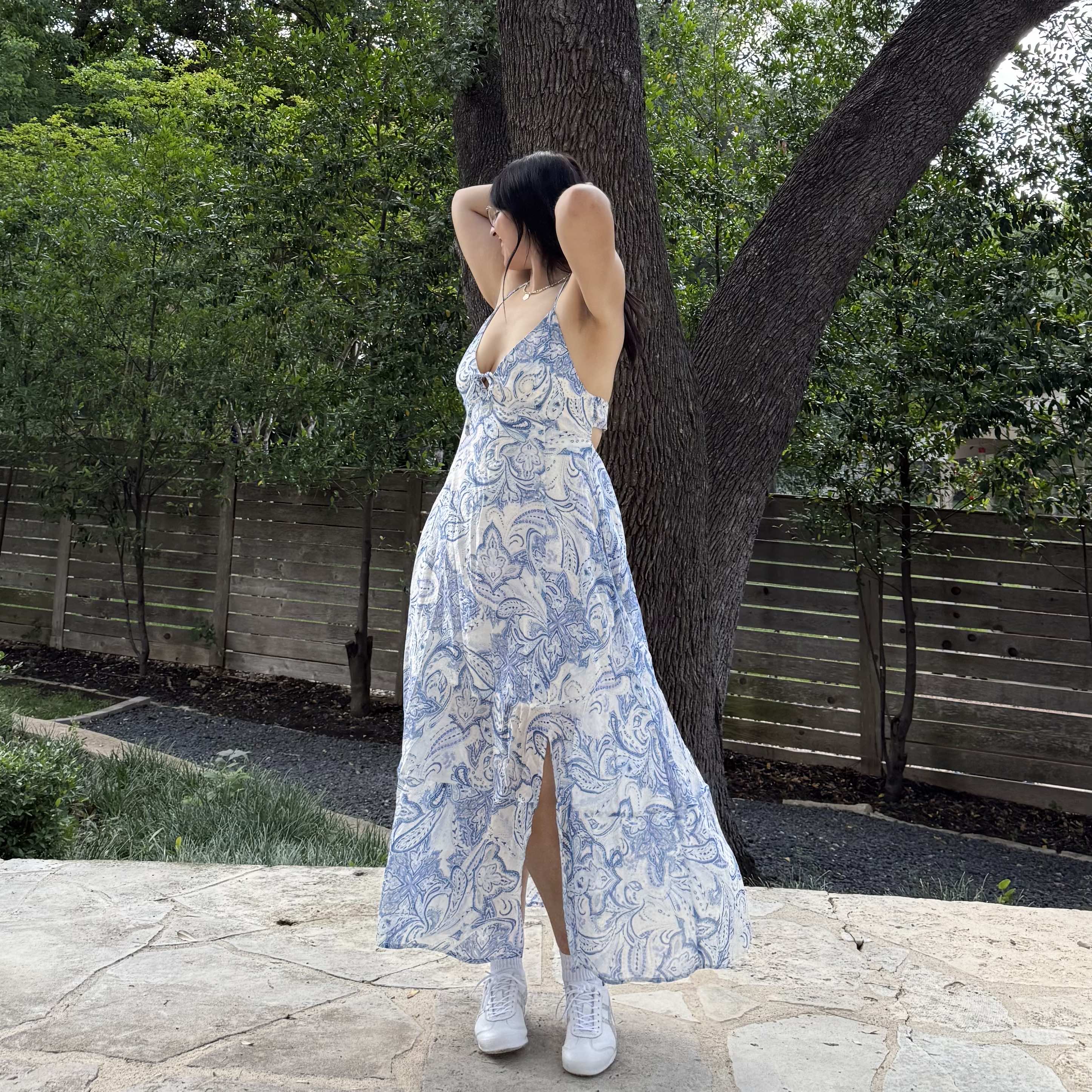 Seaside Maxi Dress - Blue