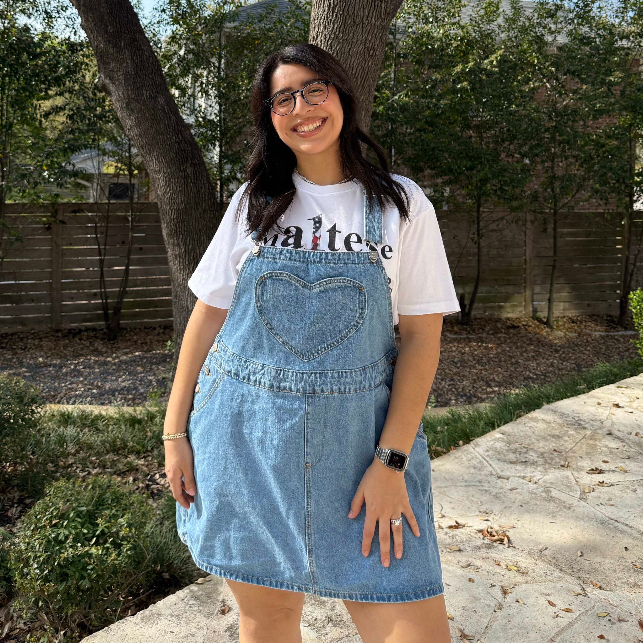 Denim Overall Dress - Light Wash Denim Overall Dress - Light Wash