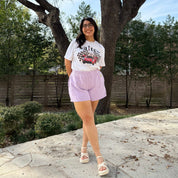 Uptown Girl Shorts - Lavender