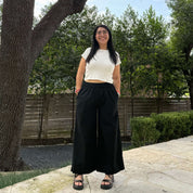 26" Inseam Picnic Pants - Solid Black