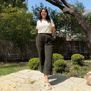 Corduroy Pants - Olive