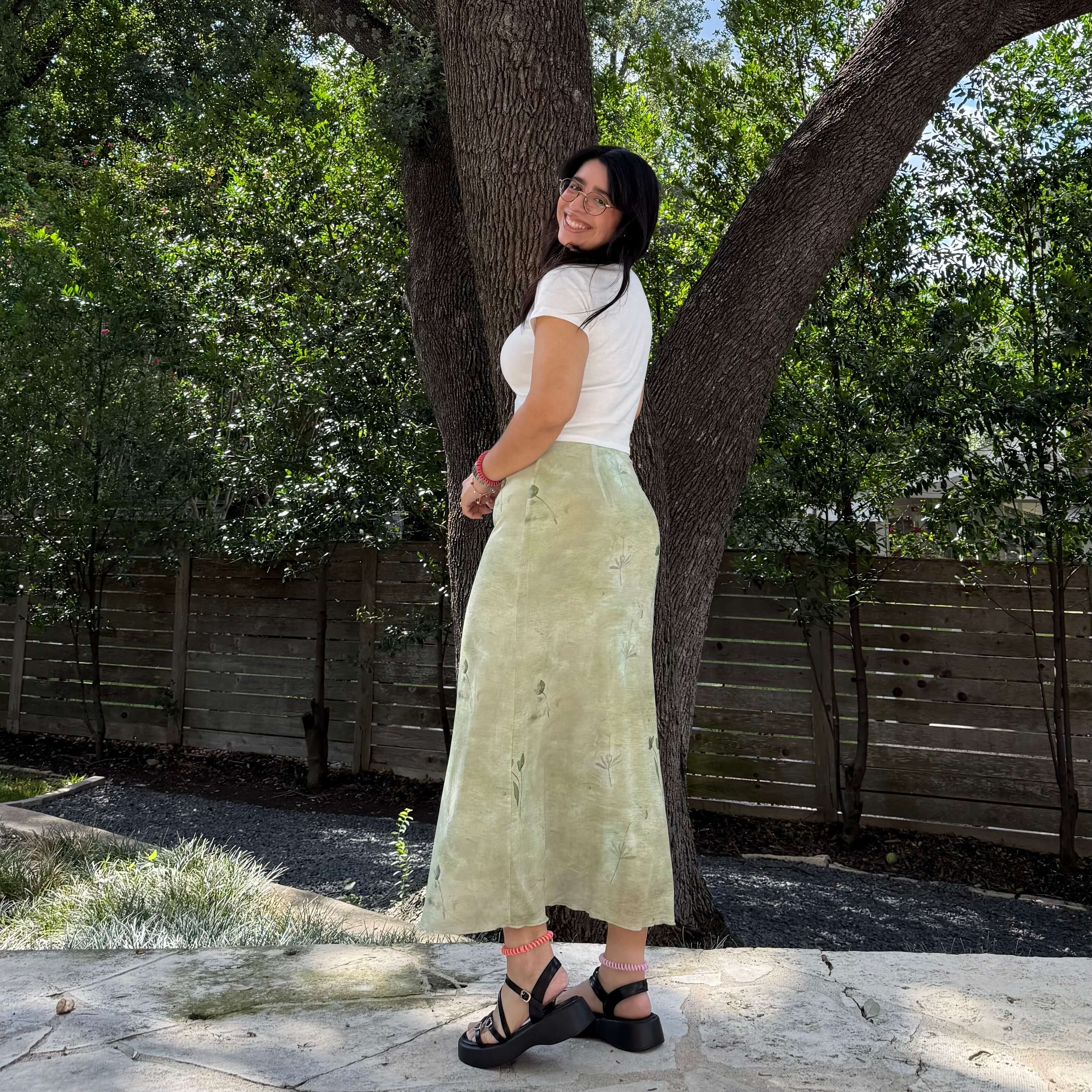 Flora Skirt - Green