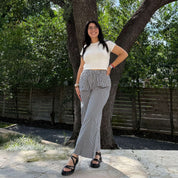 26" Inseam Picnic Pants - Black Gingham