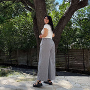 26" Inseam Picnic Pants - Black Gingham