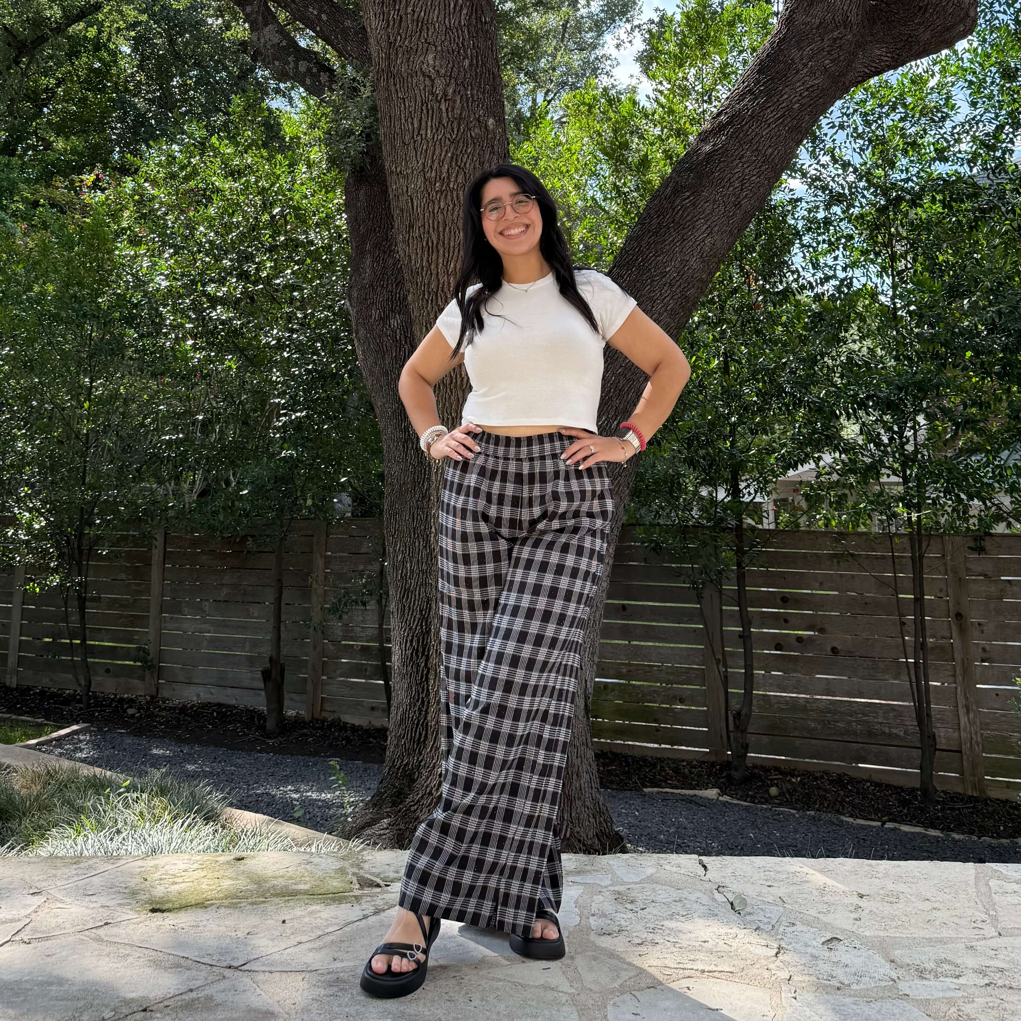 28 Inch Picnic Pants - Midnight Plaid