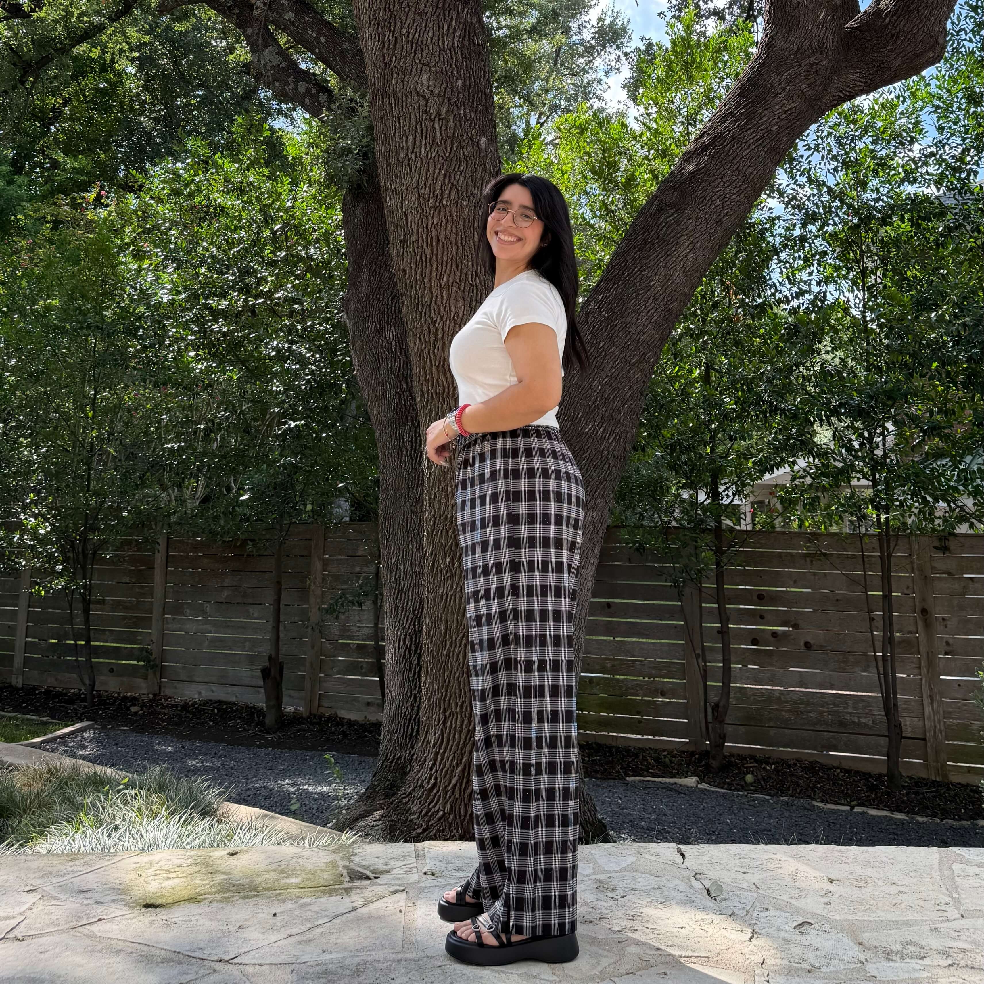 28 Inch Picnic Pants - Midnight Plaid