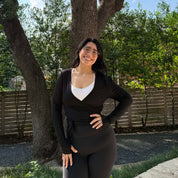 The Twirl Top - Black
