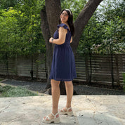 The Willow Dress - Navy