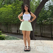 Christina Mini Skirt - Lime