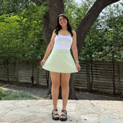 Christina Mini Skirt - Lime