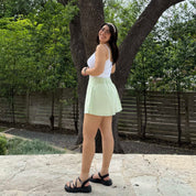 Christina Mini Skirt - Lime