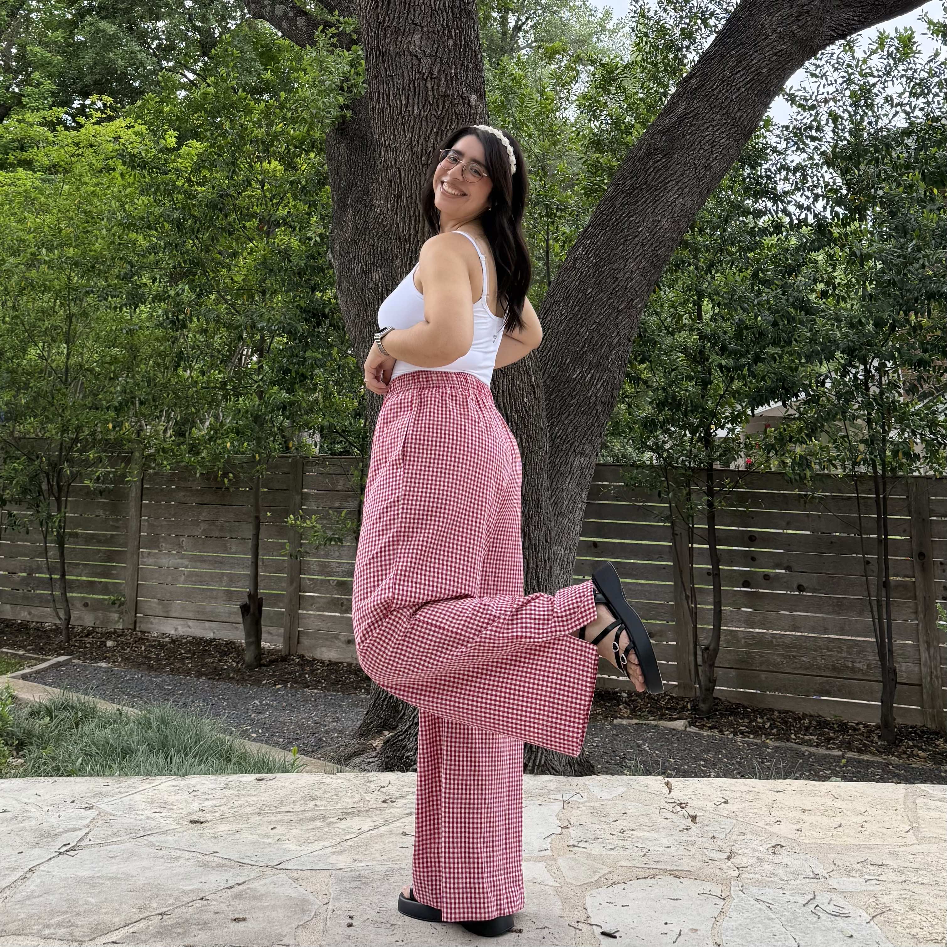 Picnic Pants - Red Gingham *Clearance Sale*