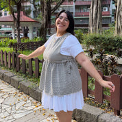 Dorothy Top - Black Gingham