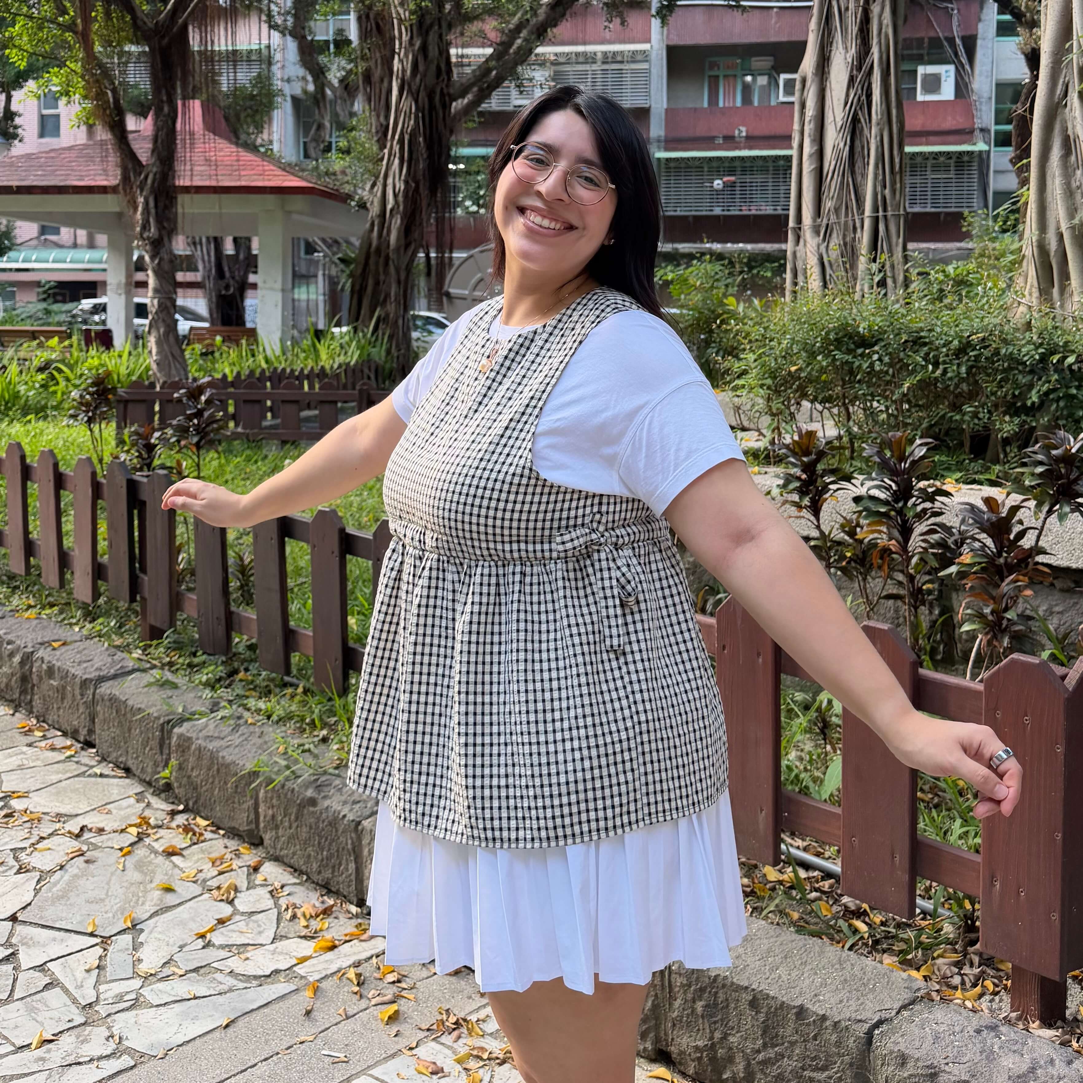 Dorothy Top - Black Gingham