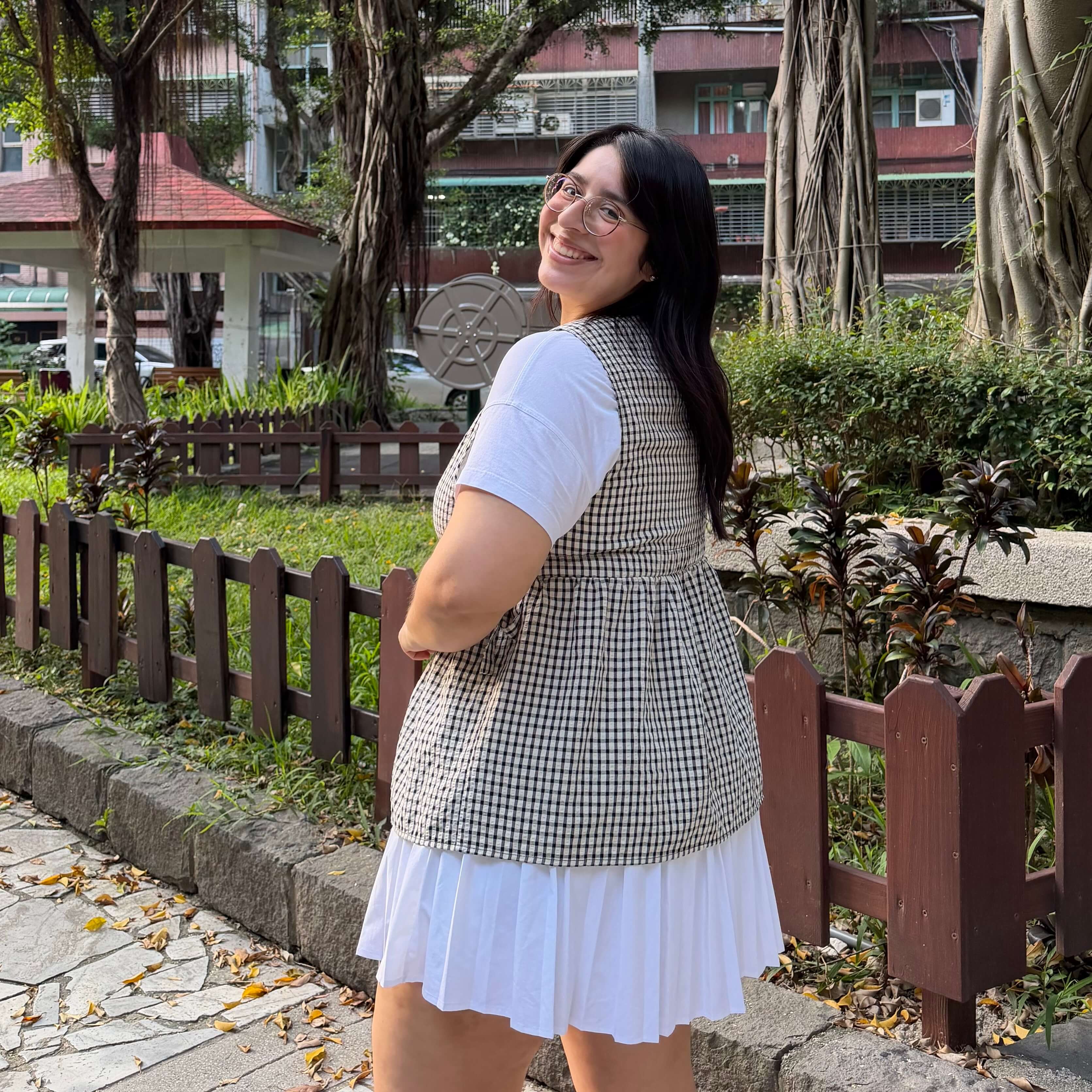 Dorothy Top - Black Gingham