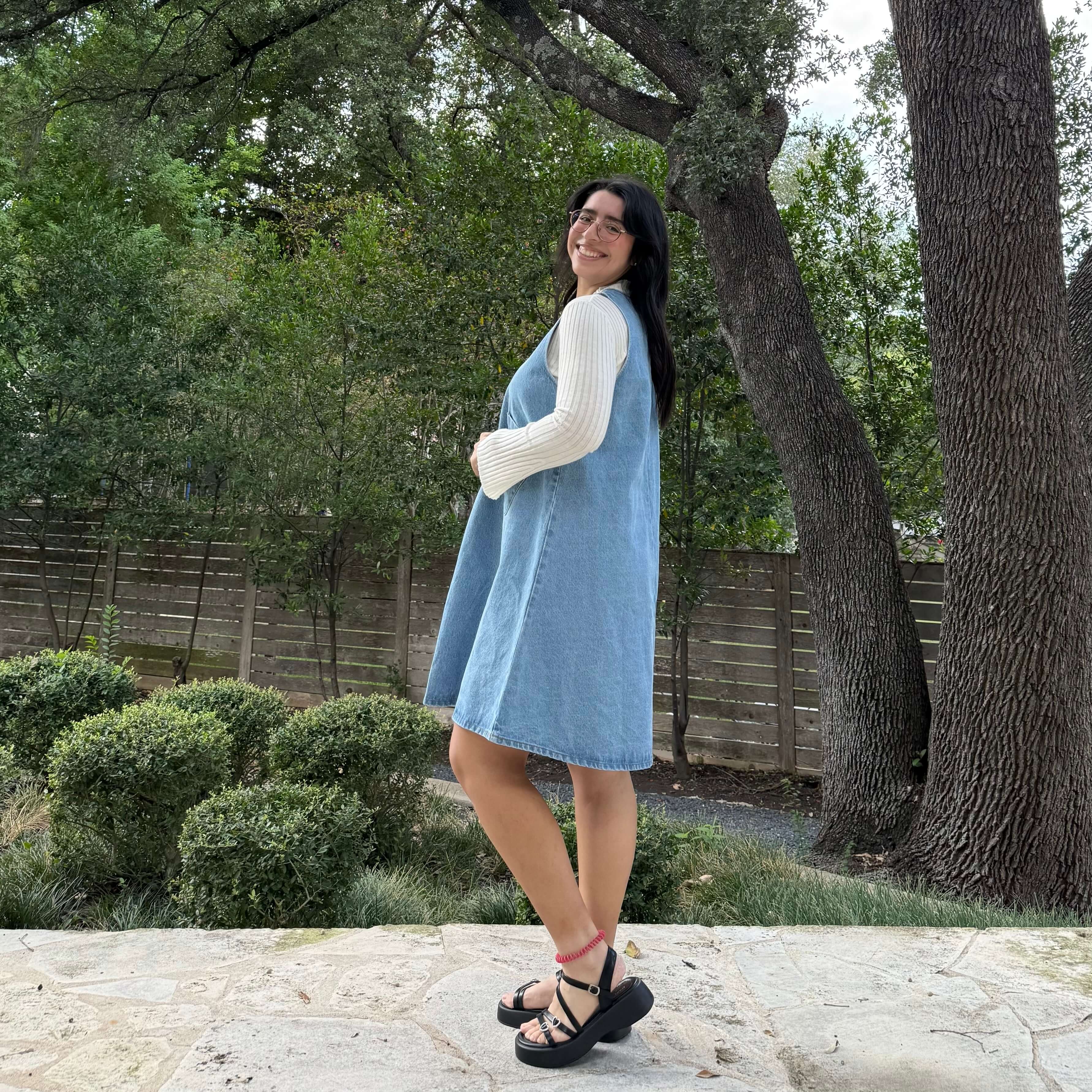 Denim Dress - Light Wash