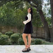 The Raven Dress - Black Corduroy