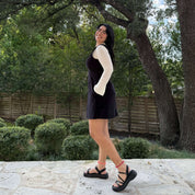 The Raven Dress - Black Corduroy