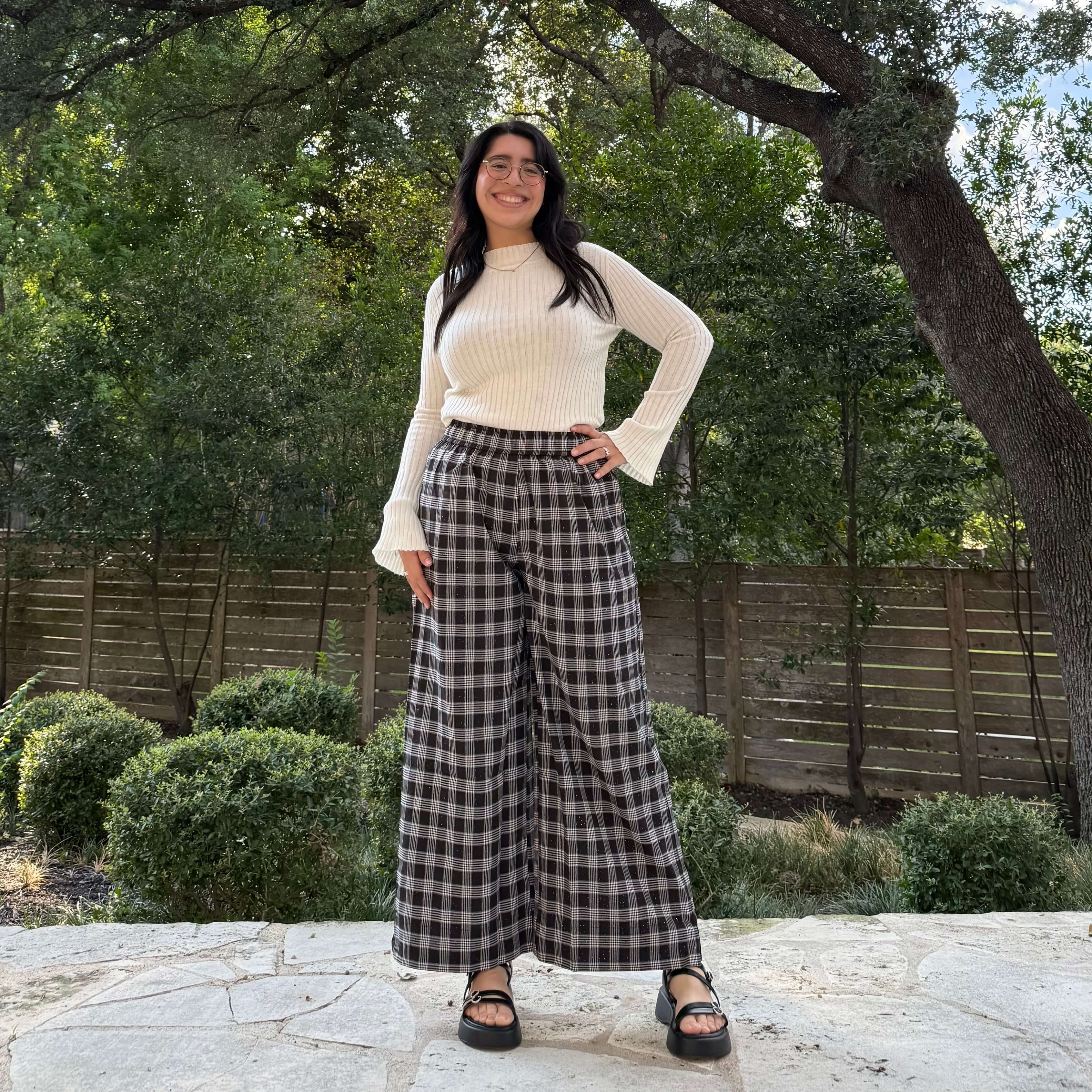 26 Inch Picnic Pants - Midnight Plaid