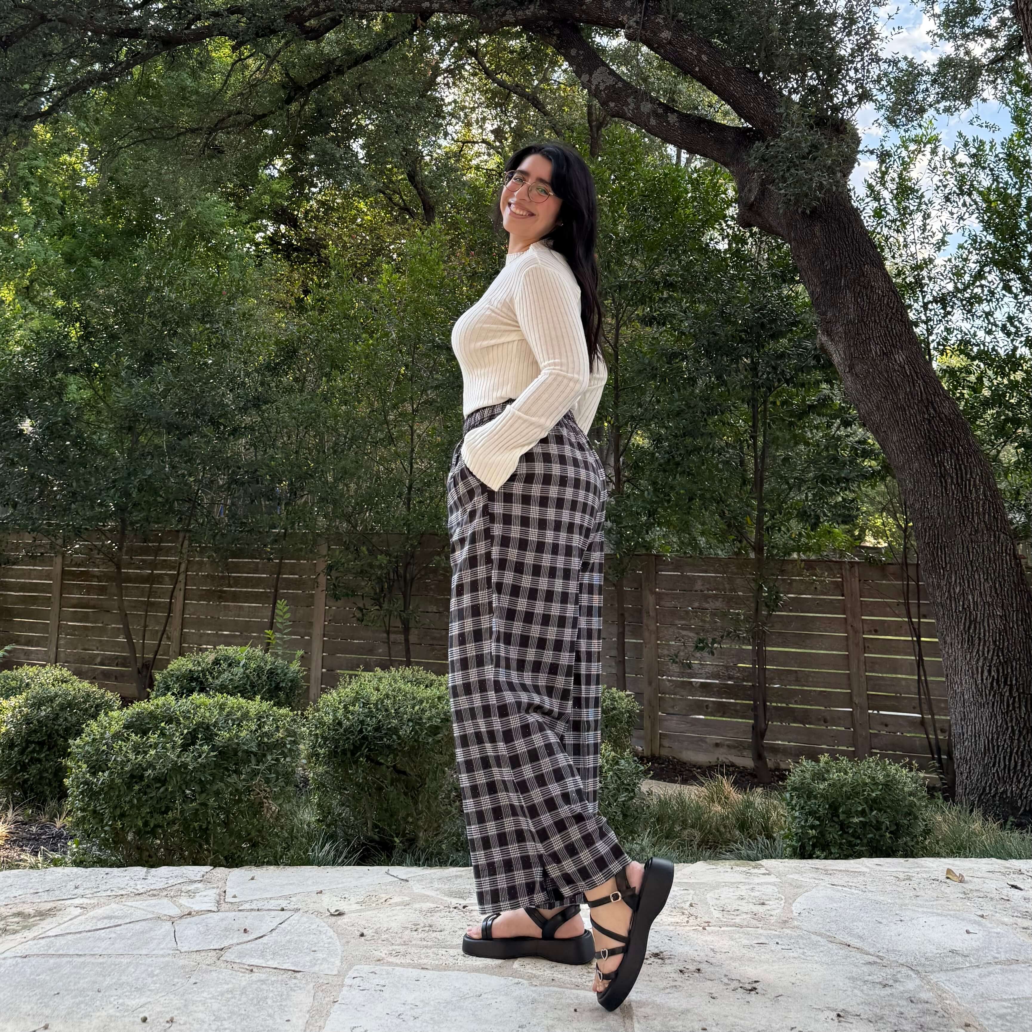 26 Inch Picnic Pants - Midnight Plaid