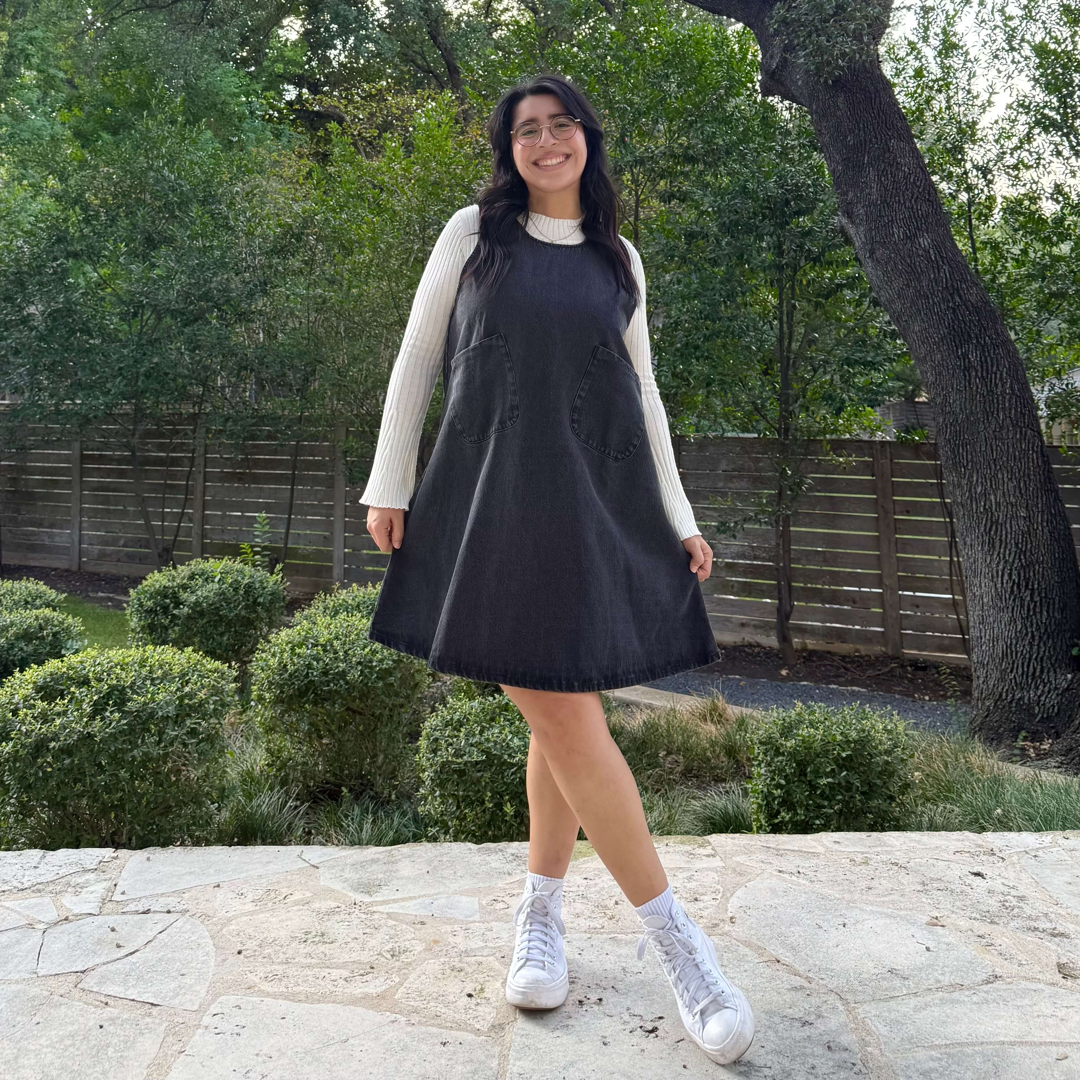 Denim Dress - Dark Gray *Clearance Sale* Denim Dress - Dark Gray *Clearance Sale*